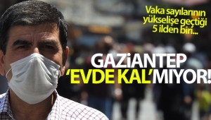 Vaka sayısının arttığı Gaziantep'te sokaklar tıklım tıklım