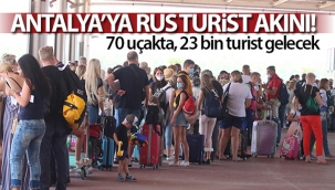 Antalya'ya Rus turist akını