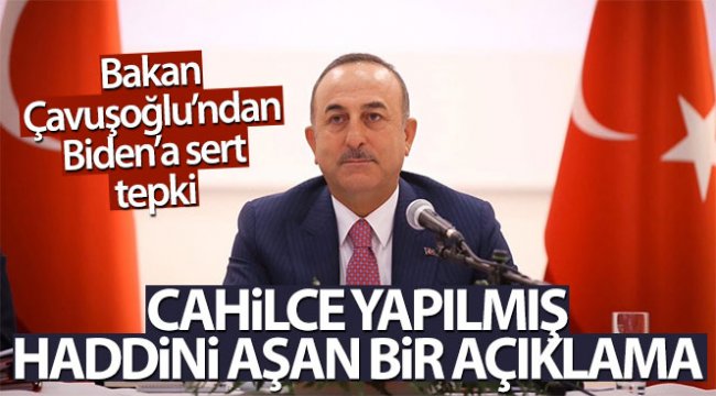 Bakan Çavuşoğlu: 'Türk milleti olarak böyle dayatmaları kökten reddediyoruz'