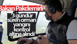 Bakan Pakdemirli: Kozan'daki yangın kontrol altına alındı