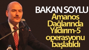 Bakan Soylu duyurdu: 'Yıldırım-5' operasyonu başlatıldı