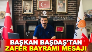 Başkan Başdaş'tan Zafer Bayramı Mesajı