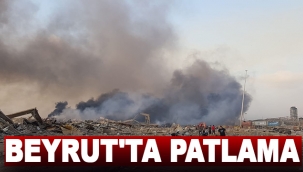 Beyrut'ta havai fişek deposunda şiddetli patlama