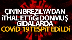 Çin'in Brezilya'dan ithal ettiği donmuş gıdalarda Covid-19 tespit edildi