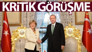 Cumhurbaşkanı Erdoğan, Şansölye Merkel ile görüştü