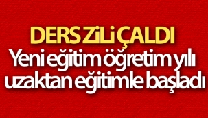 Ders zili çaldı: Yeni eğitim-öğretim yılı uzaktan eğitimle başladı