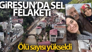 Giresun'da selde hayatını kaybedenlerin sayısı 9'a yükseldi