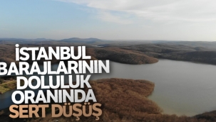 İstanbul barajlarının doluluk oranında sert düşüş