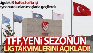 Liglerin sezon planlaması açıklandı
