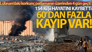 Lübnan'da 60'tan fazla kayıp var