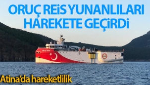 Oruç Reis Gemisi, Atina'yı hareketlendirdi