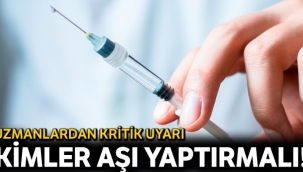 Sağlıklıya grip, risk grubuna hem grip hem zatürre aşısı