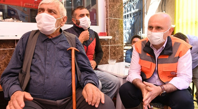 Ulaştırma ve Altyapı Bakanı Karaismailoğlu sel bölgesinde