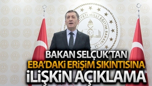 Bakan Selçuk, EBA'da yaşanan yoğunluk üzerine açıklamalarda bulundu