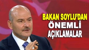 Bakan Soylu'dan önemli açıklamalar
