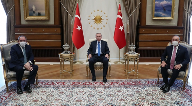 Cumhurbaşkanı Erdoğan, Cezayir Dışişleri Bakanını kabul etti