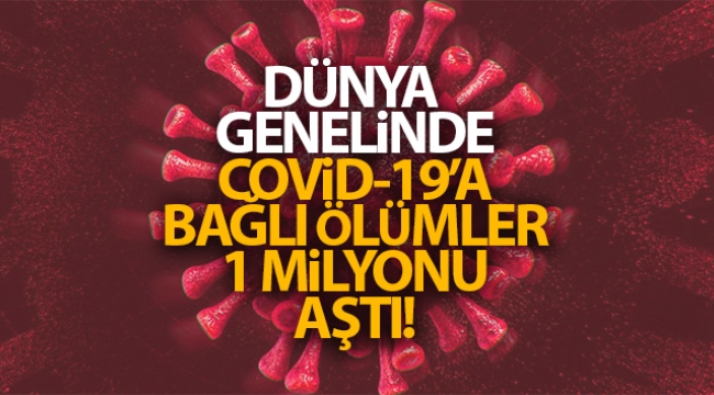 Dünya genelinde Covid-19'a bağlı ölümler 1 milyonu aştı
