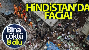 Hindistan'da bina çöktü: 8 ölü