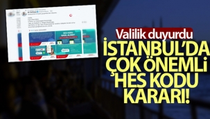 İstanbul'da çok önemli HES kodu kararı