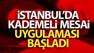 İstanbul'da kademeli mesai uygulaması başladı