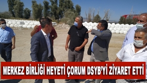 Merkez Birliği Heyeti Çorum DSYB'yi Ziyaret Etti