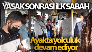 Metrobüs ve otobüslerde ayakta yolculuk devam ediyor