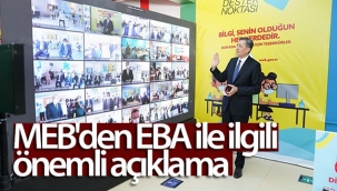 Milli Eğitim Bakanlığı, EBA'ya erişim sıkıntısıyla ilgili açıklama yaptı