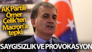 AK Partili Ömer Çelik'ten Macron'a tepki!