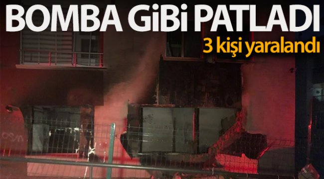Ankara'da doğalgaz patlaması: 3 yaralı