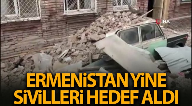 Azerbaycan'ın ikinci büyük şehrine Ermenistan'dan roketli saldırı