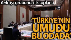 Bakan Koca, Yerli Aşı Ortak Çalışma Grubu Toplantısı'na başkanlık etti