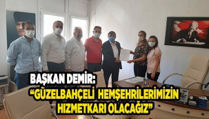 Başkan Demir ve yeni yönetimi mazbatasını aldı