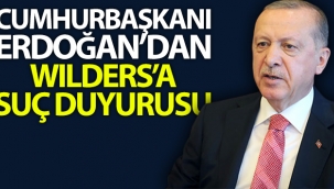 Cumhurbaşkanı Erdoğan'dan Wilders hakkında suç duyurusu