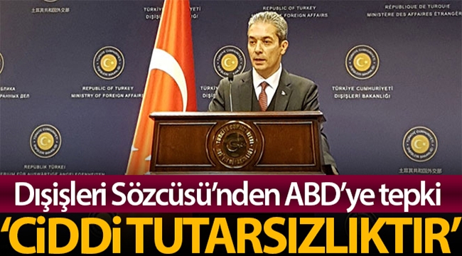 Dışişleri Sözcüsü Aksoy: 'Ege ve Akdeniz'de gerginliği artıran taraf Türkiye değil, GKRY ve Yunanistan'dır'
