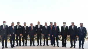 TBMM Başkanı Şentop, Azerbaycan Cumhurbaşkanı Aliyev ile görüştü