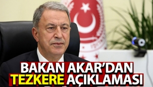 Bakan Akar'dan