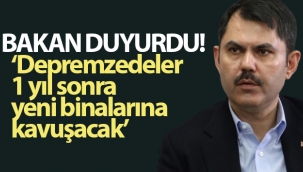 İzmirli depremzedeler 1 yıl sonra yeni binalarına kavuşacak