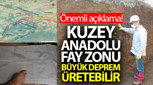 Kuzey Anadolu fay zonu büyük bir deprem üretebilir