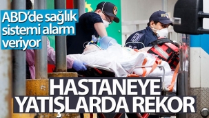 ABD'de korona salgınında hastaneye yatışlarda rekor