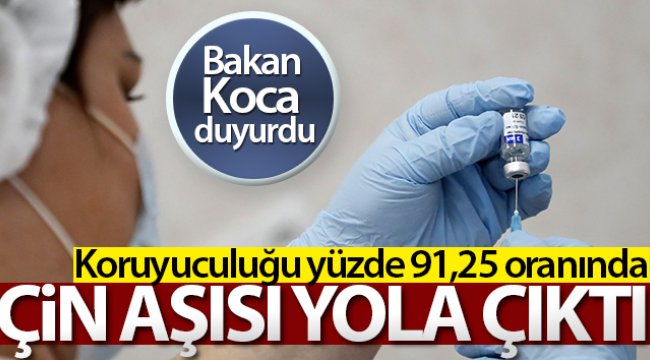 Covid-19 aşısı Çin’den Türkiye’ye doğru yola çıktı