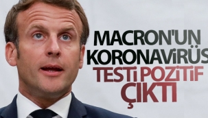 Fransa Cumhurbaşkanı Macron'un korona virüs testi pozitif çıktı