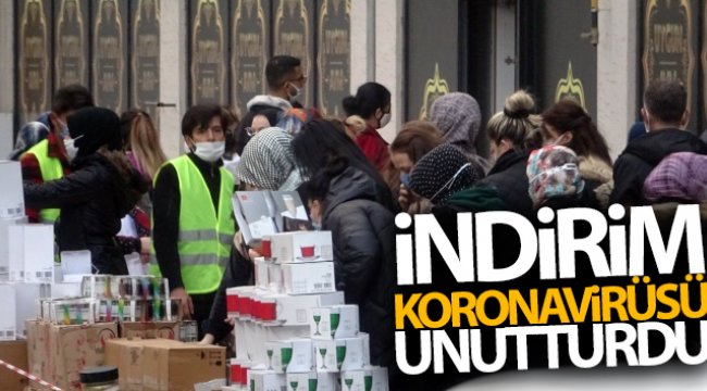 İndirim koronavirüsü unutturdu