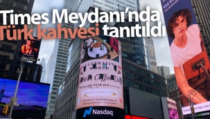 Times Meydanı'nda Türk kahvesi tanıtıldı