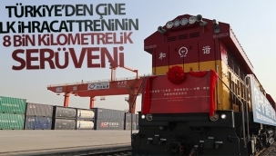 Türkiye'den Çine ilk ihracat treninin 8 bin kilometrelik serüveni