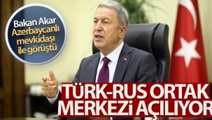 Bakan Akar'dan 'Ortak Merkez' açıklaması