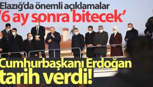 Cumhurbaşkanı Erdoğan'dan Elazığ'da deprem konutları teslim töreninde konuştu