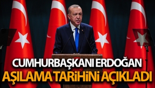 Cumhurbaşkanı Erdoğan korona virüs aşısının başlayacağı tarihi açıkladı