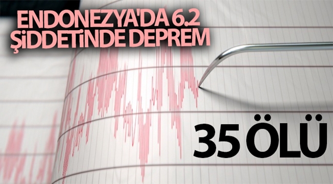 Endonezya'da 6.2 şiddetinde deprem