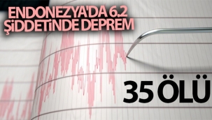 Endonezya'da 6.2 şiddetinde deprem