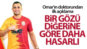 Galatasaraylı Omar Elabdellaoui'nin doktoru son durumu açıkladı